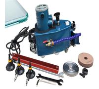 Machine de Meulage de Bord de Verre, Machine de Bordure de Verre Électrique 800 W, Coupe-bordure Verre Portable, 8000 R/min, Vitesse de Meulage 1-3 M/min, pour Carreaux Céramique en Pierre Acrylique