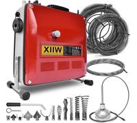 Machine de nettoyage de canalisations de 850W, avec 12 têtes, pour tubes de diamètre 20 à 200 mm, à 450 tours par minute