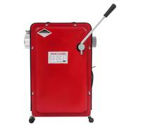 Machine de nettoyage de canalisations électrique - Déboucheur de 240 W - Indice de protection IP44 - 6 têtes de coupe - Pour tuyaux de diamètre 2 à 10 cm - Livré avec des gants - Rouge
