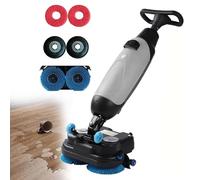 Machine de nettoyage de sols sans fil, autolaveuse électrique commerciale, brosse motorisée rotative à 360°, polisseuse de carrelage, extracteur de moquette autopropulsé pour sols en vinyle,