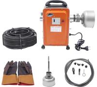 Machine de nettoyage de tuyaux et de canalisations - GQ-180 électrique - 750 W - 400 tr/min - Pour Ø 20-150 mm - Prise UE - Braun