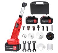 Machine de nettoyage et de polissage de joints - Meuleuse d'angle sans fil - Angle de 90° - 600 W - Moteur sans balais - Vitesse variable de 2500 à 6000 tr/min - 2 batteries lithium-ion