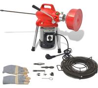 Machine de nettoyage tuyaux 250W 12,5 m x 16 mm 4,5 m x 9,5 mm