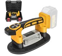 Machine de nivellement de vibration pour batterie Dewalt 20 V, outil de vibration de carrelage vibromasseur de carrelage max 300 kg, 9 vitesses, ventouse de 25,4 cm, fonction d'inhalation/dégonflage