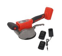 Machine de nivellement de Vibrations pour carrelage 20 V puissante 8 500 TR/Min 12 Vitesses Outil de Pose de carrelage Portable avec Ventouse de 123 mm 2 Piles pour projets
