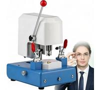 Machine de perçage de lentilles optiques haute vitesse 6000 tr/min, Perceuse for verres de lunettes, avec molette de réglage et échelle graduée claire