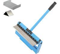 Machine de pliage de tôle de 300 mm, presse plieuse capable de travailler jusqu'à 3 mm d'aluminium/cuivre et 2,5 mm d'acier, machine de pliage rotative avec 4 outils de pliage (25/50/75/150 mm), et un