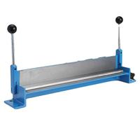 Machine de pliage de tôles, en acier Q235 et fonte, avec une longueur de pliage de 460 mm, un angle réglable de 0 à 90°, un frein de pliage manuel et compatible avec une fixation de type étau