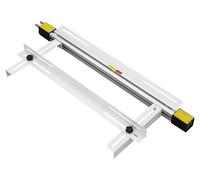Machine de pliage pour plaques en acrylique - Appareil de pliage pour plaques en plastique - 1000 W - Réglable de 0 à 400 °C - Système de refroidissement - Thermomètre numérique - Mobile - Blanc
