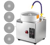 Machine de polissage de pierres précieuses, 6 pouces, 2980 tours par minute, 5 disques, réglable