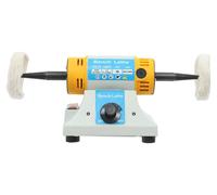 Machine de polissage rotative - Meuleuse de table à double disque - 320 W, vitesse variable de 800 à 10000 tr/min - Polisseur double face - Disques de polissage de 10 cm - Pour métal et plastique - Gr