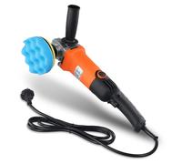 Machine de polissage rotative pour automobile – Polisseuse/applicatrice de cire pour voiture – 8800 tr/min – Disque de polissage de 100 mm – Poignée amovible – Pour voiture et bateau
