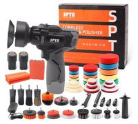Machine de polissage sans fil 12V, avec 2 batteries, 37 pièces, pour automobile