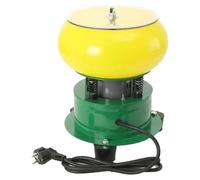 Machine de polissage vibratoire - Polisseur rotatif pour bijoux et pierres - Moteur de 120W - Bac et récipient - Capacité de 6 kg - Pour métaux, bijoux et pierres