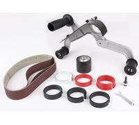 Machine de ponçage à tube - Pour meuleuse d'angle - 30 x 533 mm - 3 bandes abrasives