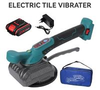 Machine de pose de carrelage électrique - Outil pour la pose de carrelage mural et de sol - 600 W - Capacité de charge : 100 kg - Ventouse : 120 mm - Batterie incluse