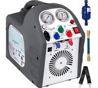 Machine de récupération de réfrigérant - Pompe à vide sans huile - 1440 tr/min - Compresseur refroidi par air - Haute sécurité de pression - 54 × 31 × 45 cm Station de travail
