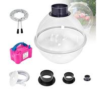 Machine de remplissage de ballons électrique, kit de remplissage de ballons professionnel 600 W avec pompe à air, remplisseur de ballons en acrylique pour décorations de fête d'anniversaire de mariage