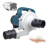 Machine de Remplissage de Duvet 3280 W, souffleur et aspirateur électrique Double Fonction, Commande au Pied, débit d'air réglable à 6 Vitesses, Volume d'air de 8,0 m³/Min