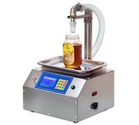 Machine de remplissage de liquide, remplisseur automatique de bouteilles à commande numérique, débit 7 L/min, volume de remplissage 20 g-8 kg, hauteur réglable de 0 à 40 cm