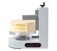 Machine de revêtement de décoration de gâteau, machine de décoration de revêtement de crème lisse pour gâteaux de 10 à 30 cm (4 à 12 pouces) avec spatule et balance, plateau tournant diamètre 35 cm