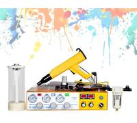 Machine de revêtement électrostatique en poudre, kit de pistolet pulvérisateur portable avec double affichage, pulvérisateur manuel efficace pour usage domestique et industriel