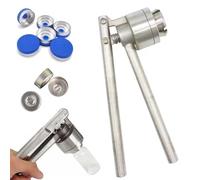 Machine de sertissage et de bouchage, Sertisseuse et scelleuse manuelles for flacons, for couvercles en plastique Al 13/15/20 mm pur(20mm,Al plastic)