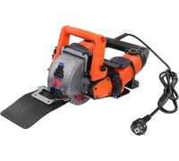 Machine de tranchage - Machine de découpe murale - Fraiseuse pour murs - Pour un fraisage rapide de tranchées - Profondeur et largeur réglables - Profondeur : 45 mm, Largeur : 72 mm