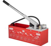 Machine d'essai de pression hydrostatique, 60 bars / 860 psi, réservoir de 3,2 gallons, kit d'essai de pression hydraulique manuel avec manomètre triple et raccordement de 1/2 pouce, pour tester les l