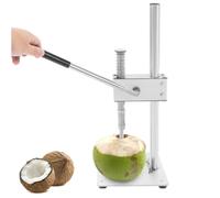 Machine d'ouverture de trou de noix de coco, outil d'ouverture en acier inoxydable, design coulissant à ressort, kit d'ouverture de noix de coco pour noix de coco jeunes et matures