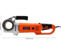 Machine électrique à fileter les tubes - Fileteuse - 2300 W - 230 V - 26 tr/min - 6 têtes de filetage de 1,27 à 5,08 cm - Pour tubes de Ø 21,9 à 59,6 mm - Mallette