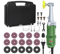Machine électrique de rectification droite à 90° - Dispositif de ponçage et de polissage - Pour carreaux de céramique - 450 W - 6 vitesses - 220 V - Vert