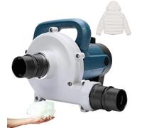 Machine électrique de remplissage de duvet, machine à double usage (soufflage et aspiration) avec 6 vitesses, tuyau de 3 mètres pour oreillers, couettes, manteaux et projets de bricolage.