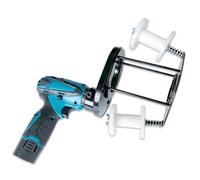 Machine électrique d'enroulement de tubes de cuivre, climatiseur automatique portable, outil de liaison d'emballage de cravate externe, alimenté au lithium 12V, tête en métal durable, pour CVC