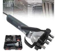 Machine électrique portable de 1400 W, outil d'étanchéité de conduit à haute efficacité pour conduits ronds, carrés, droits et incurvés, comprend une valise pour épaisseur de feuille de 1,2 à 1,5 mm
