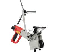 Machine manuelle à plaquer les chants pour le travail du bois, plaqueuse de chants portable avec coupe précise, support triangulaire et trous de dissipation de chaleur pour le placage de chants droi