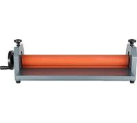 Machine manuelle de laminage, largeur 750 mm, base en caoutchouc antidérapante, couleur rouge