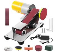 Machine ponceuse électrique - 220 V - Puissance : 1,9 kg - Acier inoxydable - Pour poncer le métal et le bois