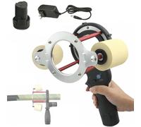 Machine Portative Électrique D'enroulement de Câble, Enrouleur de Ruban pour Tuyau de Climatisation avec Vitesse Réglable 70-380 Rpm, Applicateur de Ruban Portable pour Isolation de Tuyaux