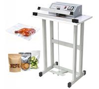 Machine sceller commande au pied,soudeuse impulsion portable B400 | Appareil 2-en-1 scellage et découpe sacs plastique ; temps d'utilisation 0,2-0,3 seconde; pour conservation aliments.