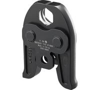 Mâchoire à sertir SucceBuy V28, 28 mm Mâchoire à sertir pour tubes en acier inoxydable en forme de V, construction en acier, adaptée aux outils de sertissage standard, convient aux installations de ch