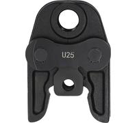 Mâchoire de serrage pour tuyaux - U25 - Acier 40Cr - Interchangeable - Pour le sanitaire et le chauffage - Noir