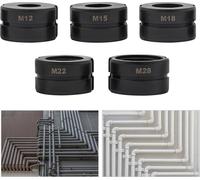 Mâchoires à sertir CR40 - Mâchoires à sertir pour tubes en cuivre - Acier allié - Pour pinces à sertir mécaniques et hydrauliques - Indigo