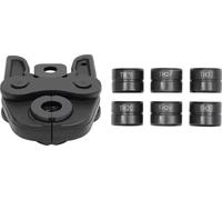 Mâchoires à sertir pour tubes - Profil TH - 16/20/26/32 mm - Pour tubes composites PEX-AL-PEX et raccords en cuivre - Acier trempé - 16,5 × 11 × 3,5 cm - Noir