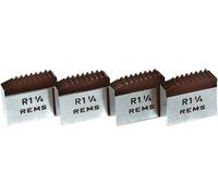 Mâchoires de coupe Rems R 1/2 filetage de tuyau conique à droite 1 jeu