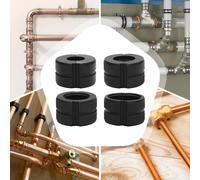 Mâchoires de sertissage pour tuyaux - Profilé en U - Kit 16/20/25/32 mm - Pour tuyaux PEX/PB - Acier Cr45 - Traité thermiquement - Noir