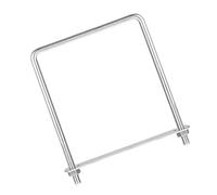 MACHSWON Lot de boulons en U carrés M8 en acier inoxydable 304 - Largeur intérieure : 160 mm - Longueur avec écrous et plaque de cadre pour automobiles, bateaux, remorques