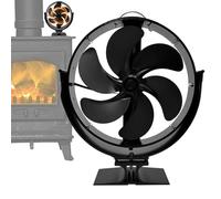 Maciun Ventilateur de cheminée Silencieux - Ventilateur de poêle sans électricité - Ventilateur de cheminée - Ventilateur de cheminée - Ventilateur de cheminée - Ventilateur de poêle Non électrique