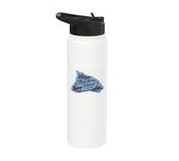 Mackinac Island Michigan MI Souvenir pour homme et femme Stainless Steel Insulated Water Bottle