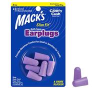 Macks Slim fit Bouchons d'oreilles Violet Violet 3 Pairs